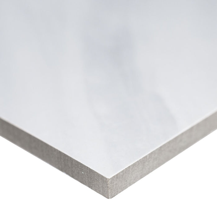 MSI Stone ULC Matrix White 12 in. x 24 in. x 10 mm Polished Porcelain Floor and Wall Tile (New)