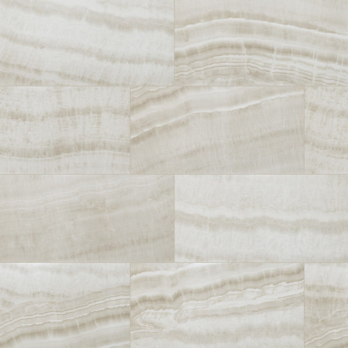 MSI Stone ULC Matrix Calcite 12 in. x 24 in. x 10 mm Polished Porcelain Floor and Wall Tile (New)