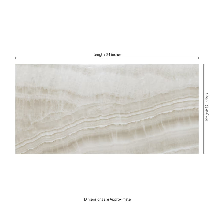 MSI Stone ULC Matrix Calcite 12 in. x 24 in. x 10 mm Polished Porcelain Floor and Wall Tile (New)