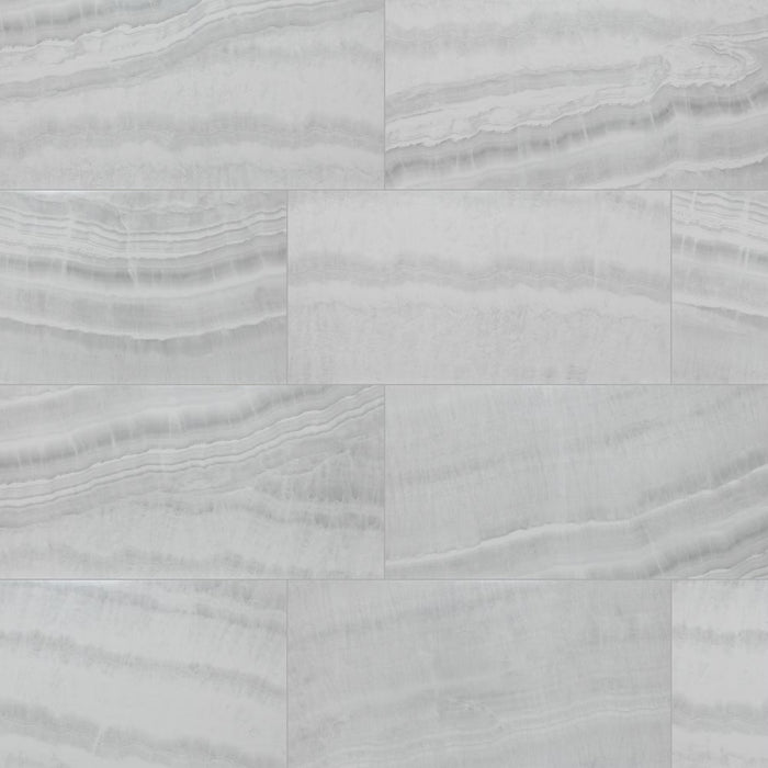 MSI Stone ULC Matrix Grey 12 in. x 24 in. x 10 mm Polished Porcelain Floor and Wall Tile (New)