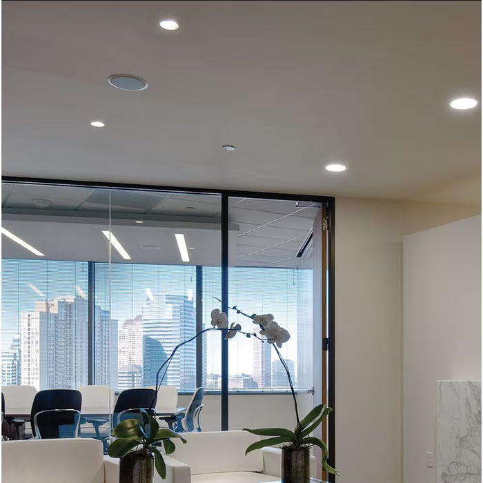 Commercial Electric 4-inch White Integrated LED Dimmable Selectable White (2700K-5000K) Recessed Downlight Kit (6-Pack)