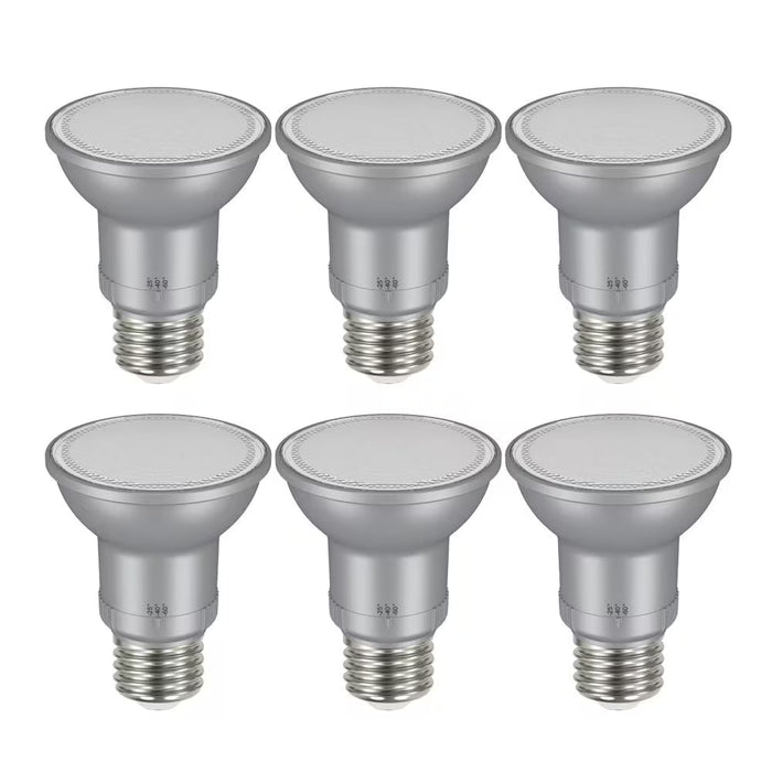 Ecosmart LED PAR20 E26 50W Equivalent Reflector Light Bulb, Dimmable Daylight (5000K+) (6-Pack)