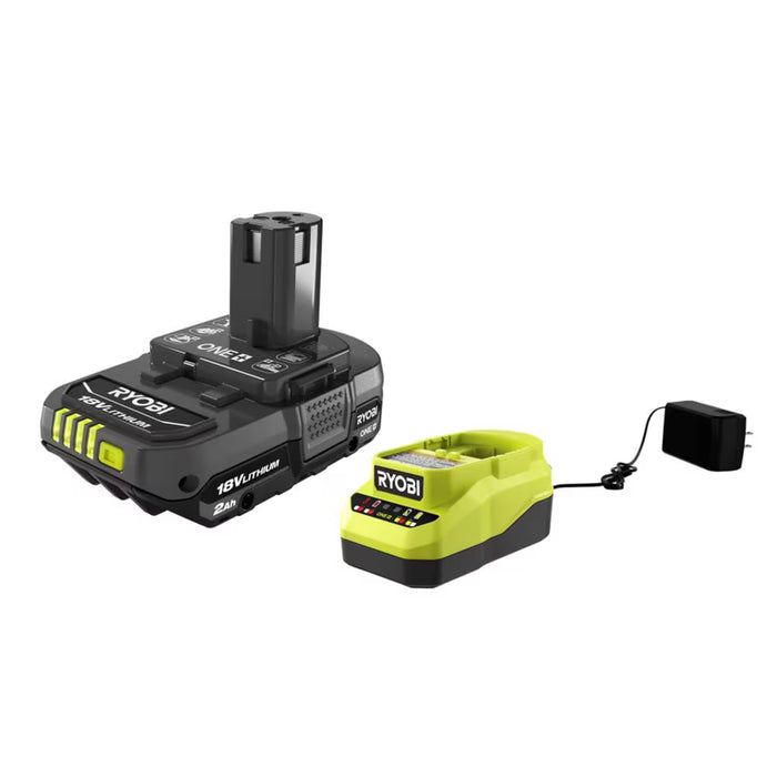 RYOBI 18V ONE+ Lithium-Ion 2.0 Ah Battery and Charger Kit (NEW)