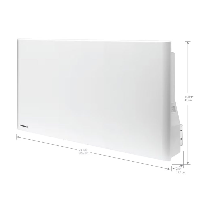 Convectair 24 5/8-Inch 1500W 208/240V FLB Panel Convector Electric Wall Heater in White without Thermostat