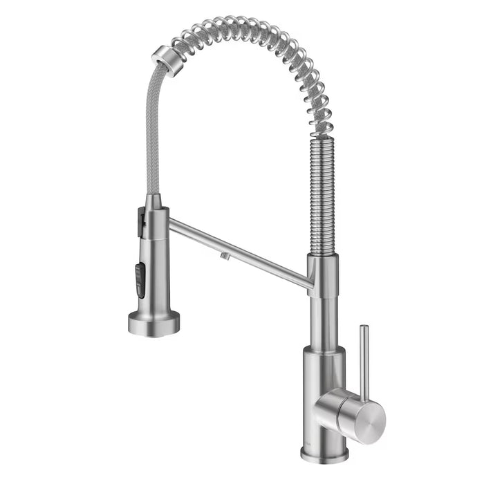 Kraus Bolden Pull-Down Single Handle Water Filter Faucet in Stainless Steel (New)
