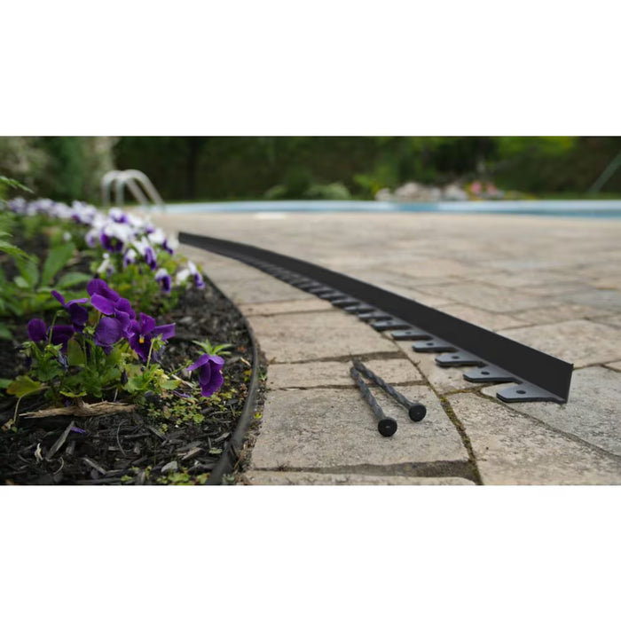 Technoflex Flexi Pro 24 ft. Paver Edging Project Kit in Black (New)