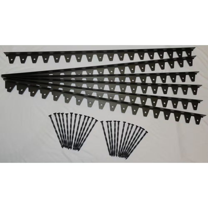 Technoflex Flexi Pro 24 ft. Paver Edging Project Kit in Black (New)