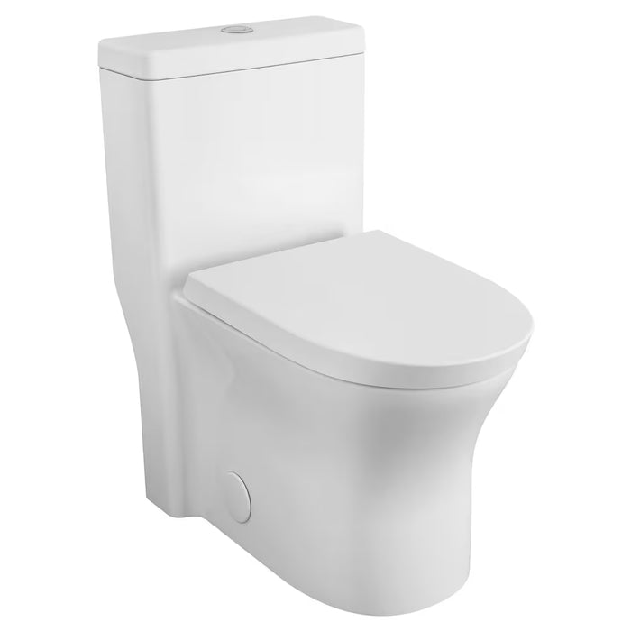 American Standard Cosette 3.5L/4.8L Dual Flush Standard Height Elongated One-Piece Toilet in White (NEW)