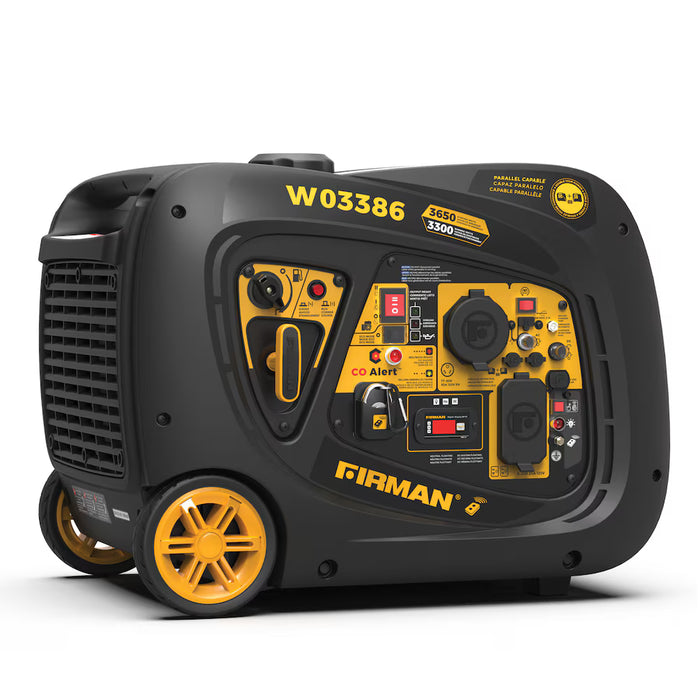 FIRMAN 3650/3300 Watt Remote Start Inverter Portable Generator (used)