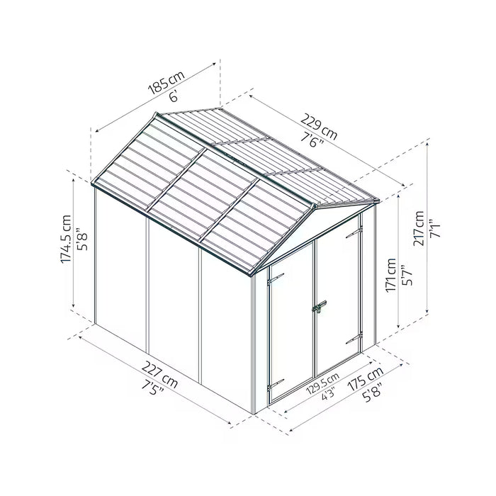 Canopia Garden Storage Shed (new)