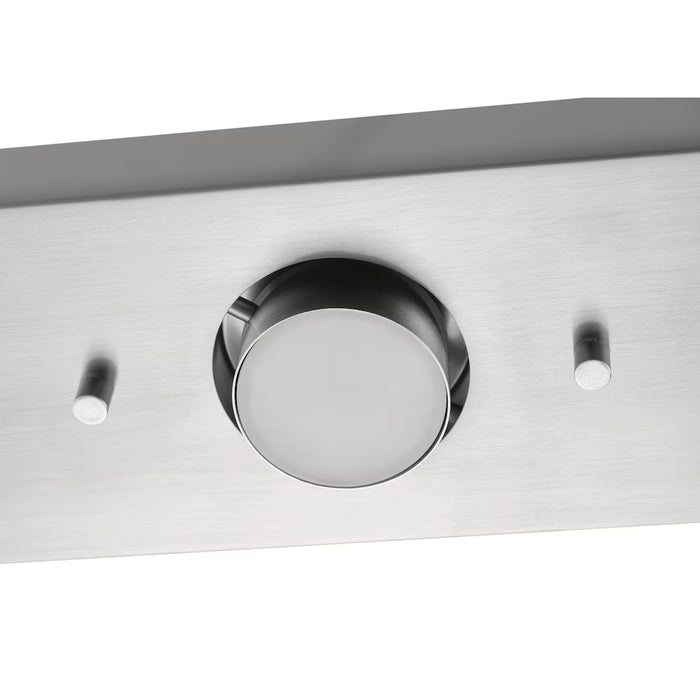 Globe Electric Bleecker 3-Light LED Integrated Track Lighting, Brushed Nickel, 21 Watts, 1200 Lumens, 3000 Kelvin (New)