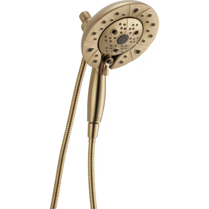 Delta H2Okinetic In2ition 5-Setting Round Two-In-One Shower in Champagne Bronze (new)