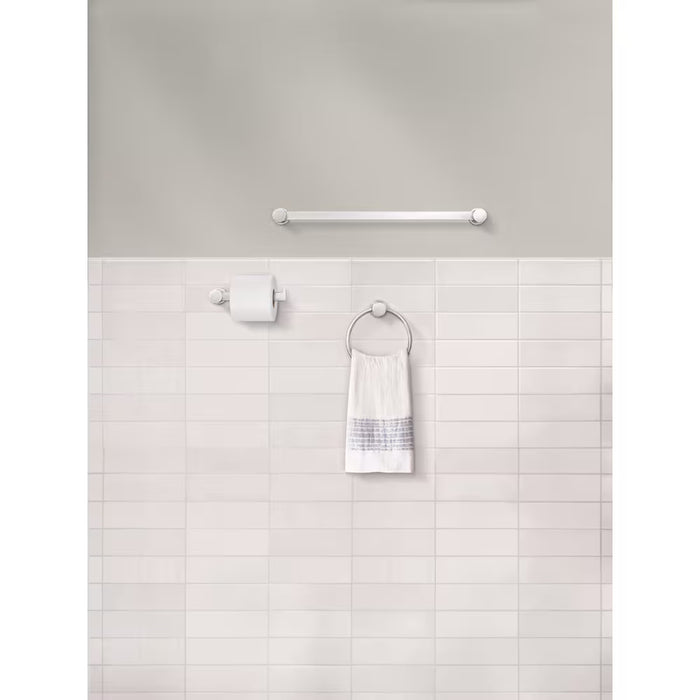 MOEN Meena Chrome 3pc Bathroom Accessory (Toilet Paper Holder, Towel Ring, 24-Inch Towel Bar) (NEW)
