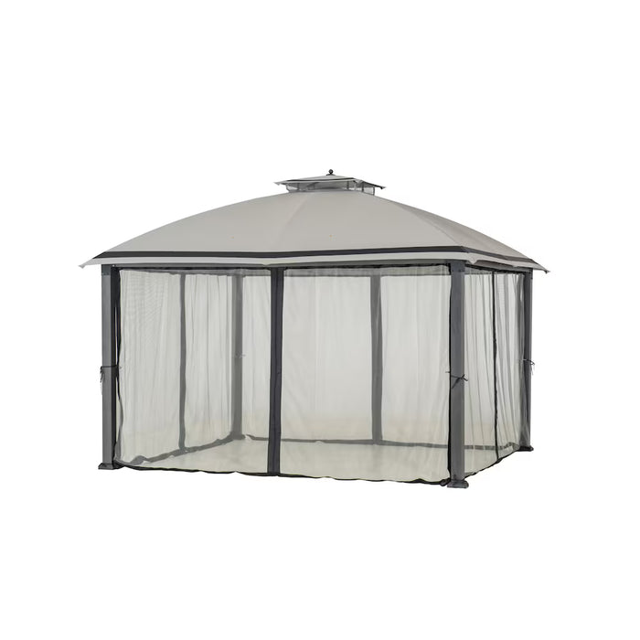 Winfield 11 ft. x 13 ft. Soft Top Gazebo with Netting (new)