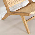 Balka Rattan Lounge Chair - Leg Colour Light Brown - 14161
