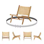 Balka Rattan Lounge Chair - Leg Colour Light Brown - 14161