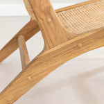 Balka Rattan Lounge Chair - Leg Colour Light Brown - 14161