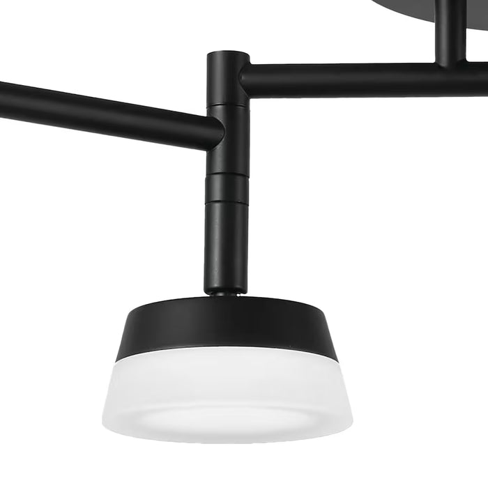 Webster 29-inch 4-Light Dimmable Black Fixed Linear Track Lighting Kit with Adjustable Track Heads (New)