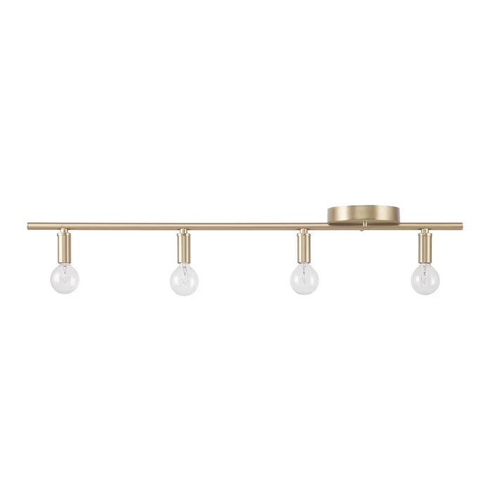Globe Electric 29" 4-Light Matte Brass Slim Profile Track Lighting (New)