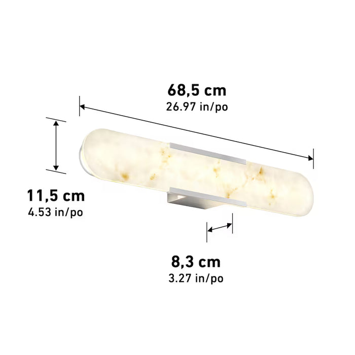 Artika Selena 27-inch 3CCT Chrome LED Dimmable Integrated Vanity (NEW)