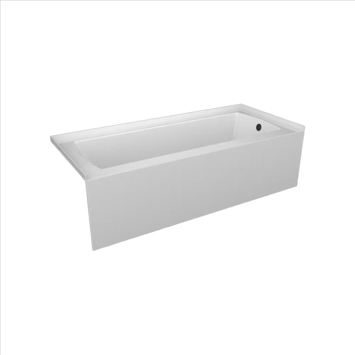 Valley Acrylic Bath 72 inch x 32 inch Plain Skirted Bathtub Right-Hand Drain Location (new)