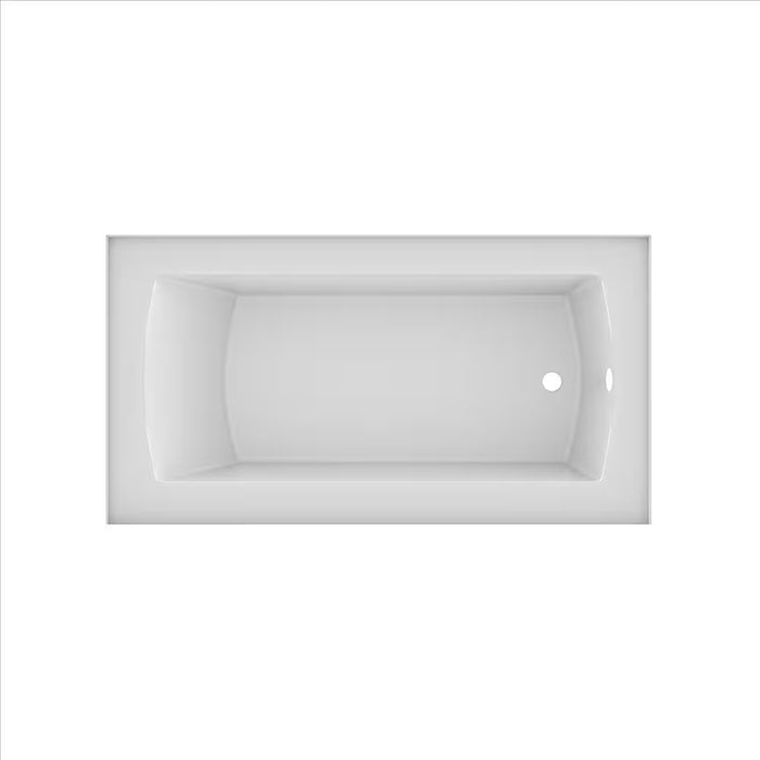 Valley Acrylic Bath 72 inch x 32 inch Plain Skirted Bathtub Right-Hand Drain Location (new)