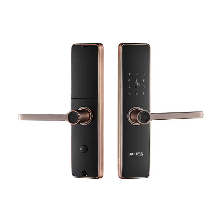 DALTON LOCKS Smart Lock Bluetooth Keypad Deadbolt Google Home Alexa Copper Finish (new)