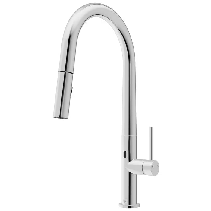 VIGO Greenwich Single-Handle Pull-Down Sprayer Kitchen Faucet and Touchless Sensor in Chrome (new)