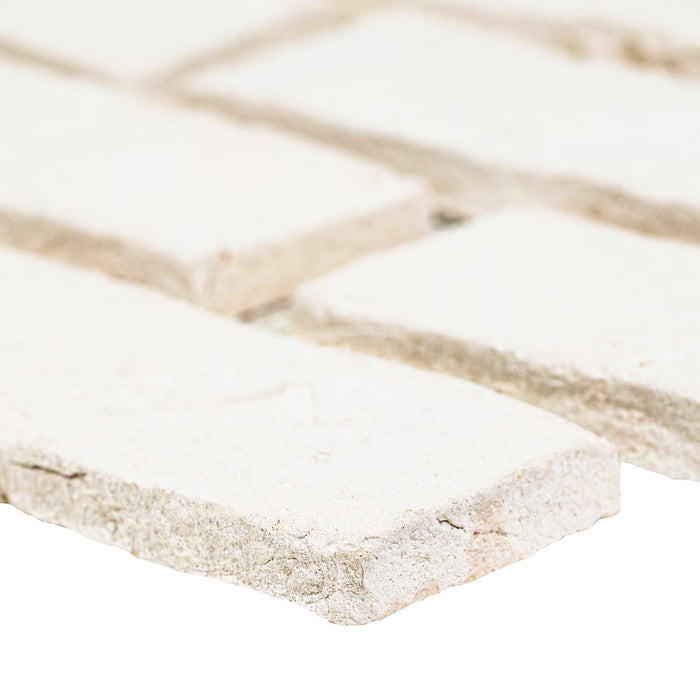 MSI Stone ULC Alpine White 10.5 in. x 28 in. Textured Clay Brick Look Floor and Wall Tile (8.7 sq. ft./Case)