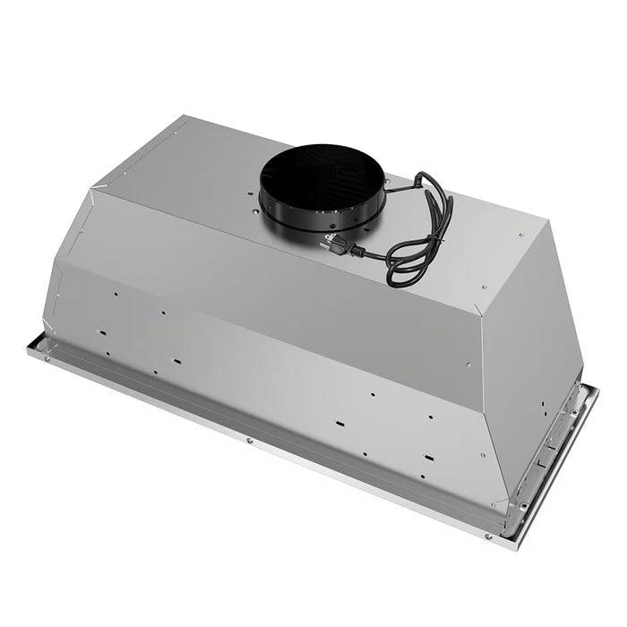 Streamline Sacchi 28-inch 350 CFM Insert Ductless Range Hood in Brushed Stainless Steel, Baffle Filter (New)