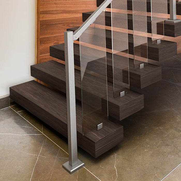Peak MountainView Deck Railing 10 1/4 Inch x 8mm Stair Bottom Tempered Glass Panel (New)