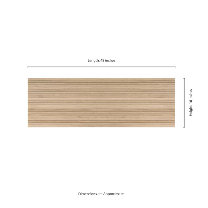 MSI Stone ULC Bamboo Ridge 16-inch x 48-inch Beige Matte Ceramic Wall Tile (New)