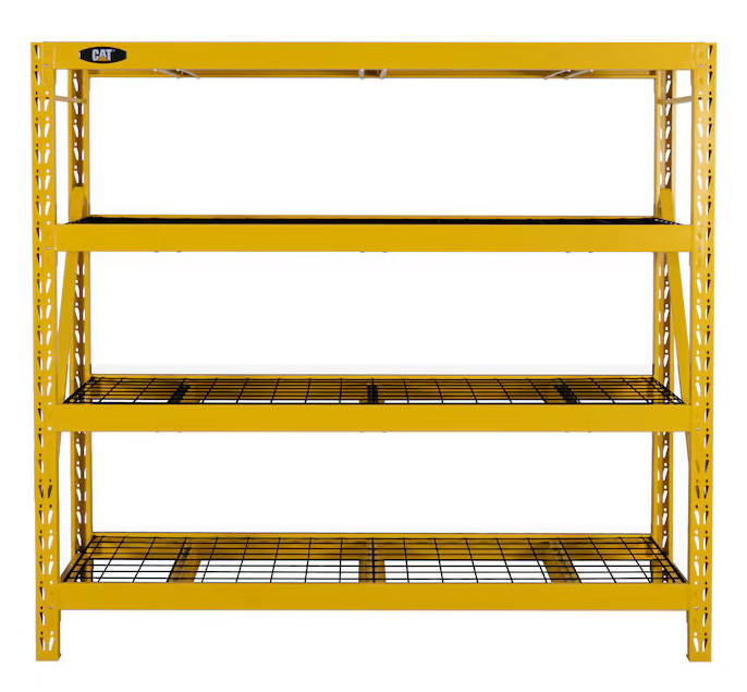 Caterpillar (CAT) 77 in. Yellow and Black shelving unit