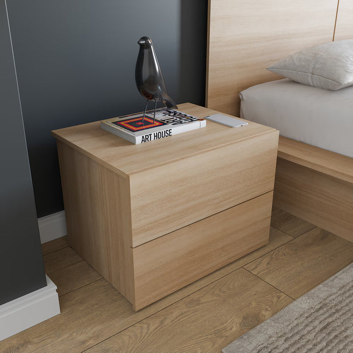 Nexera James Nightstand in Natural Oak(New)