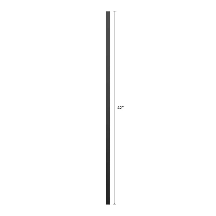 Peak RailBlazers Aluminum Deck Railing - Pickets and Spacers - 4 ft. Matte Black (New)