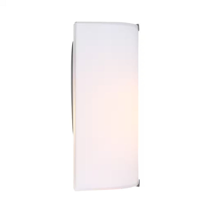 Canarm 1-Light Grey Wall Light with Opal Glass Shade (New)
