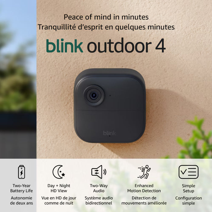 Blink Outdoor Gen 4 1080p Battery Powered 1 Camera with Core Sync Module (USED)