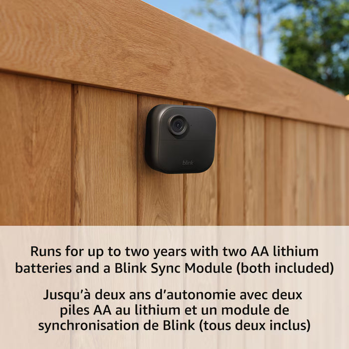 Blink Outdoor Gen 4 1080p Battery Powered 1 Camera with Core Sync Module (USED)