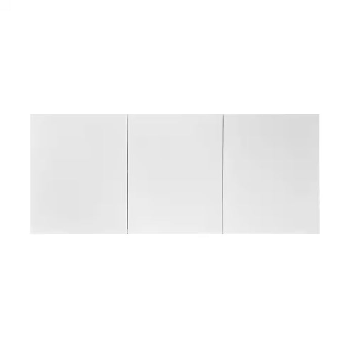 Eurostyle Capri - Laundry Wall Cabinet with 3 door in white, 54 inch x 16 inch x 22 5/8 inch
