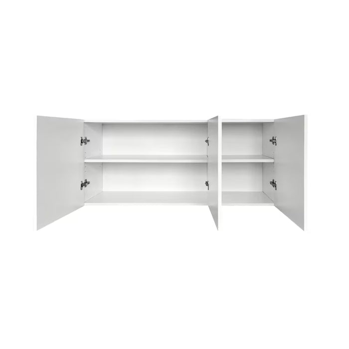 Capri Laundry Wall Cabinet with 3 door in white (new)