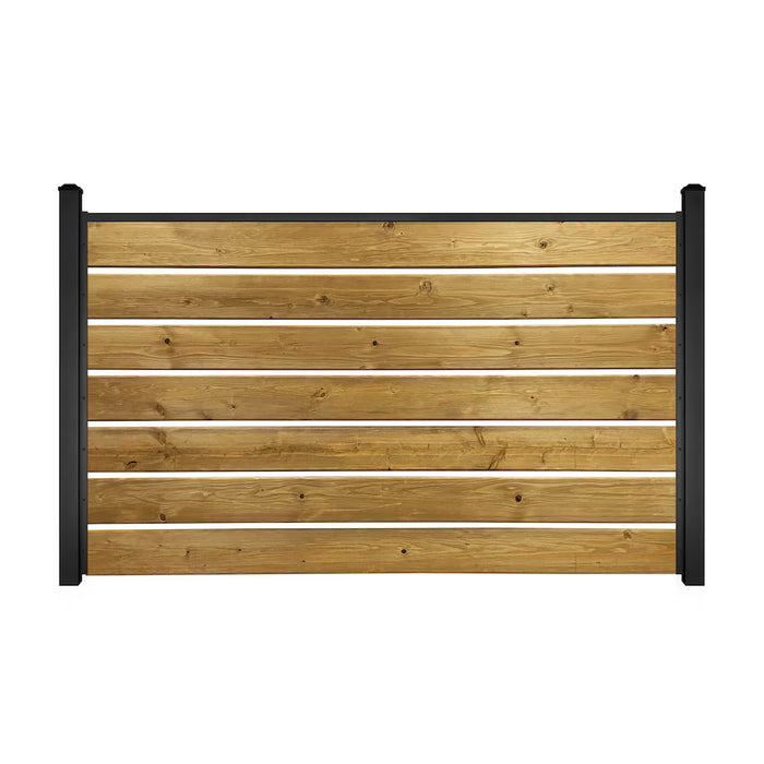 SLIPFENCE 4-feet x 6-feet Semi-Private Wood Fence Panel (New)