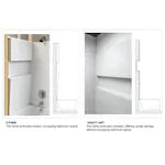 Vanity Art 60 in. x 32 in. 4-Piece Alcove Shower Wall Kit with Shower Base Combo in White (new)