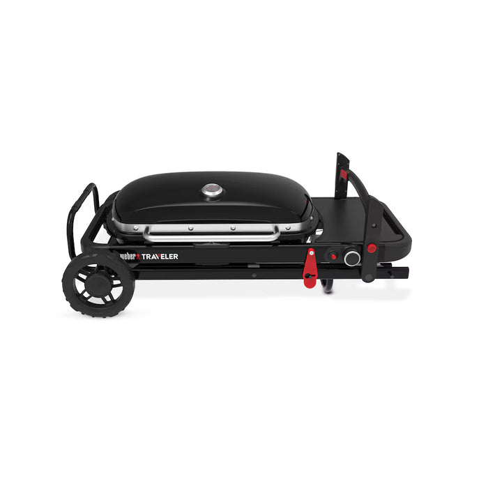 Weber Traveler WW Portable 1-Burner Liquid Propane Grill Black (new)