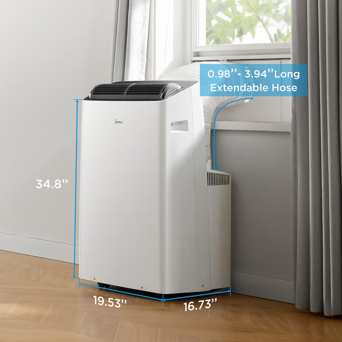 Midea Duo 14,000 BTU (12,000 BTU SACC) HE Inverter Ultra Quiet Portable Air Conditioner (new)