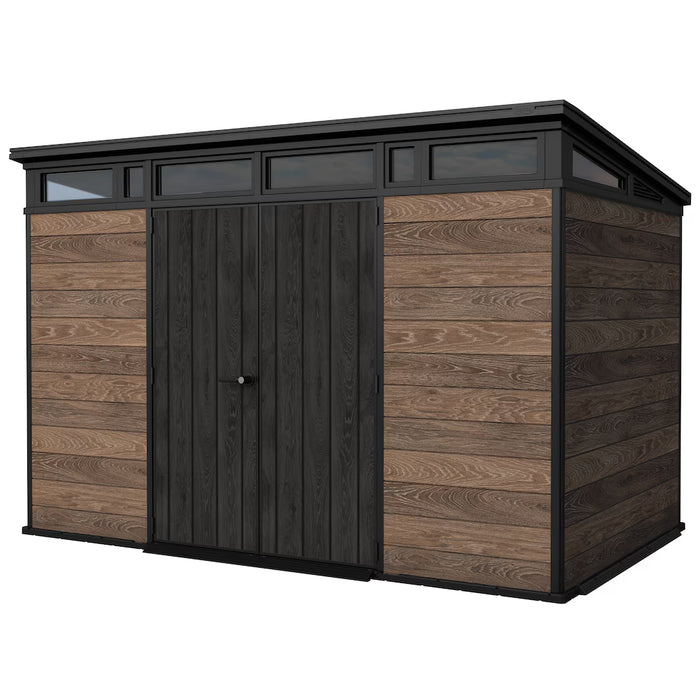 Keter Signature 11 x 7 ft. Resin Outdoor Storage Large Shed (new)