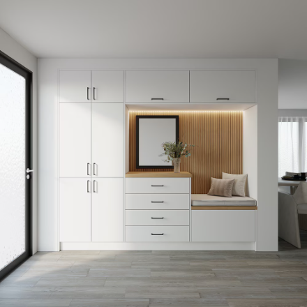 Eurostyle Alexandria, Oxford & Florence 30 in. W x 93 H Finishing Panel for Kitchen Cabinets, White (New)