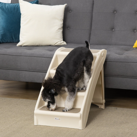 PawHut 4-Level Portable Pet Stairs (New)