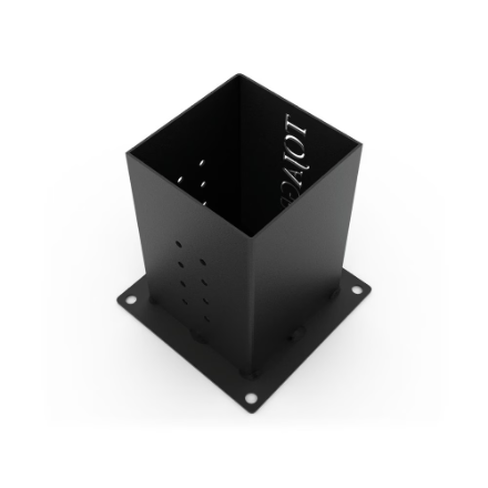 TOJA GRID SOLO Pergola Post Base and Wall Mount Bracket for 6x6 Wood Posts 4Pk (new)