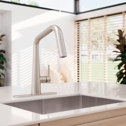 Pfister Skylark 1-Handle Stainless Steel Pull Down Kitchen Faucet/Kitchen Sink Faucet/Tap