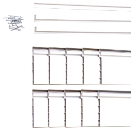 Proslat 32 sq. ft. White Wall Panel Kit (New)